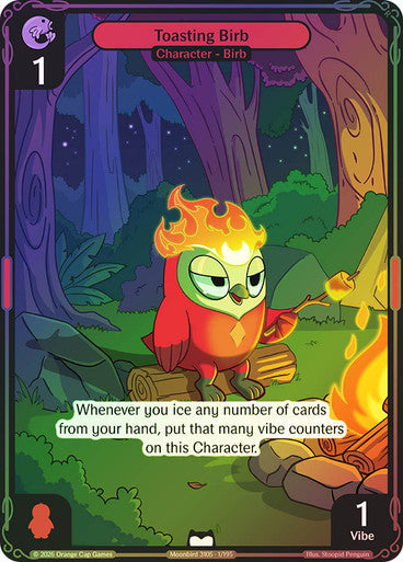 001 - Toasting Birb - Foil