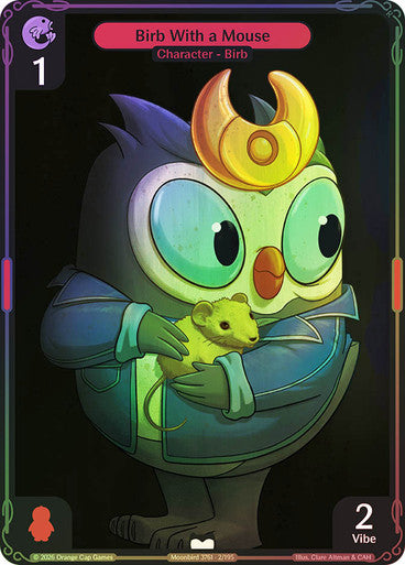002 - Birb With a Mouse - Foil