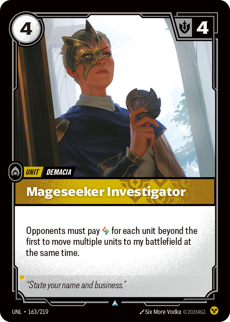 Mageseeker Investigator (Unleashed UNL-163)