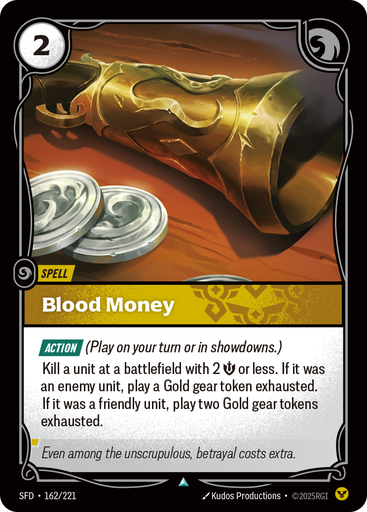 Blood Money (Spiritforged SFD-162)
