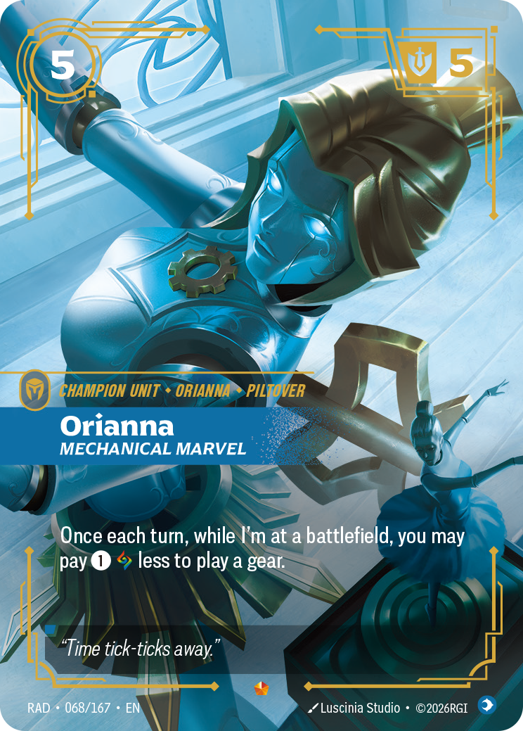Orianna, Mechanical Marvel (Radiance RAD-068/167)