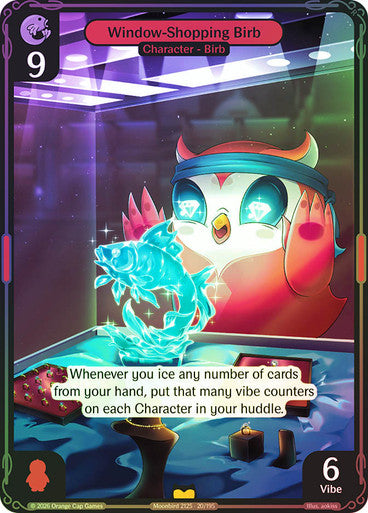 020 - Window-Shopping Birb - Foil
