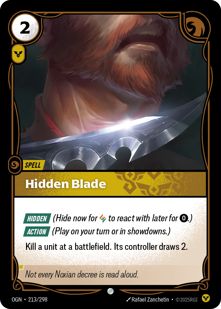 Hidden Blade (Origins OGN-213)