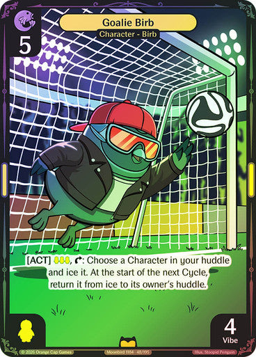 048 - Goalie Birb - Foil