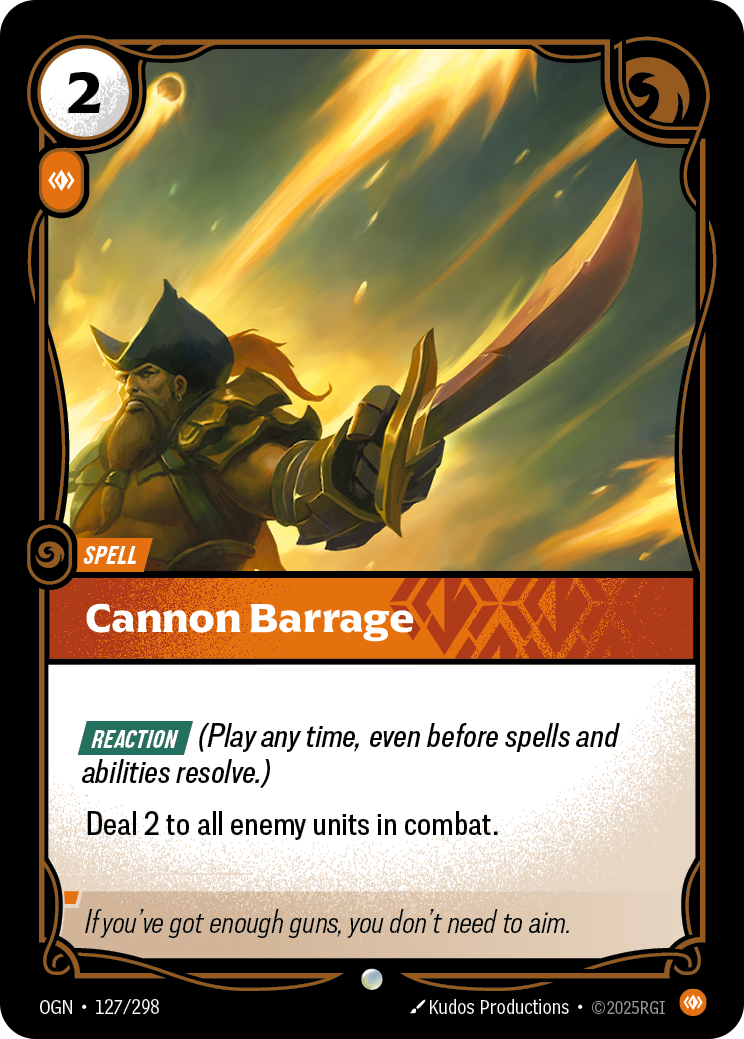Cannon Barrage (Origins OGN-127)