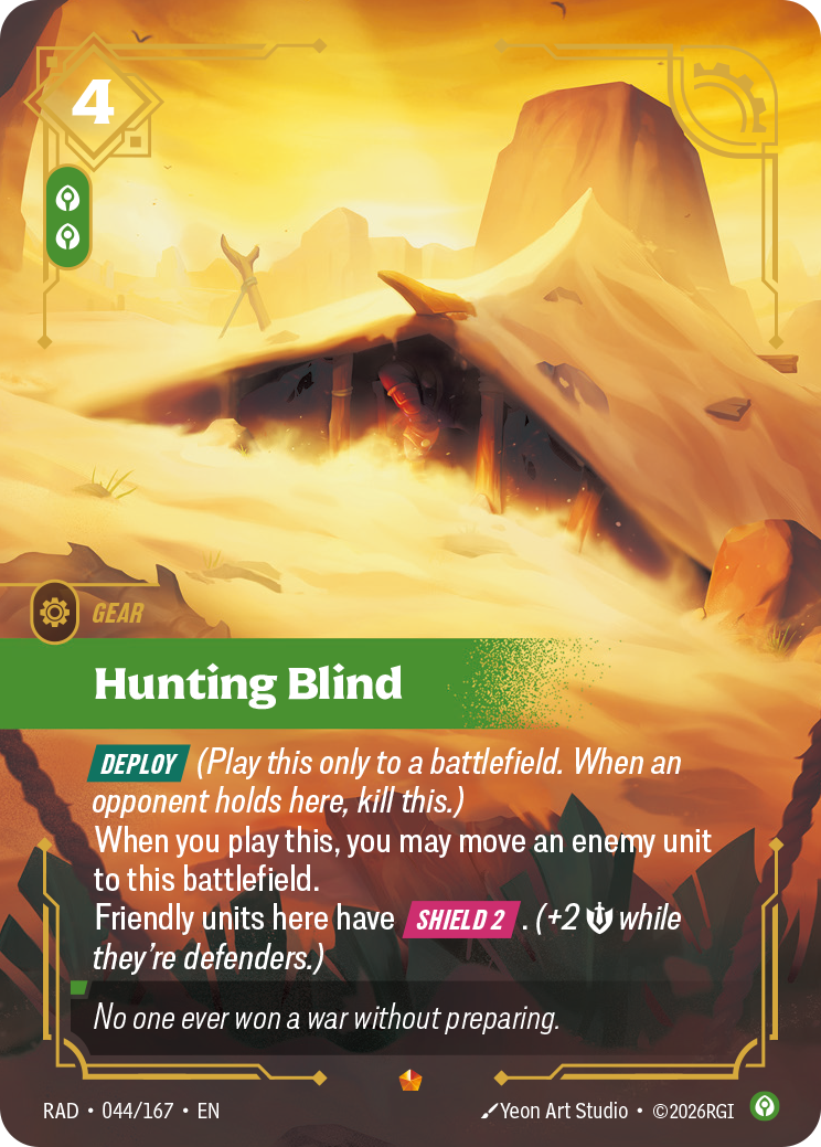 Hunting Blind (Radiance RAD-044/167)