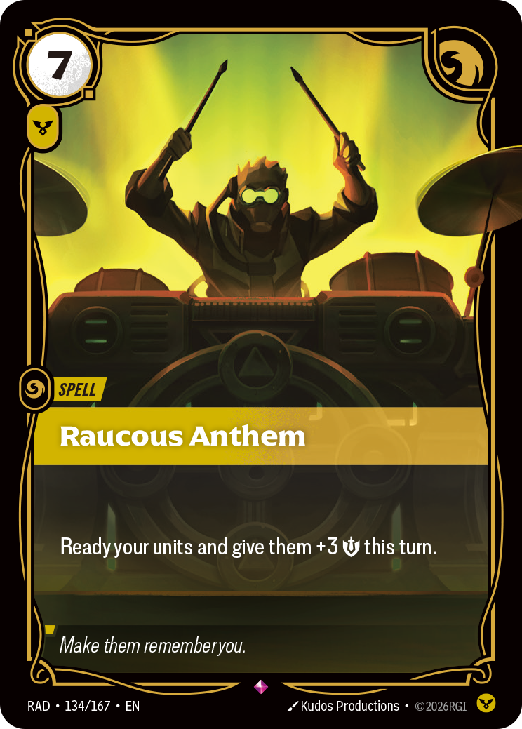 Raucous Anthem (Radiance RAD-134/167)