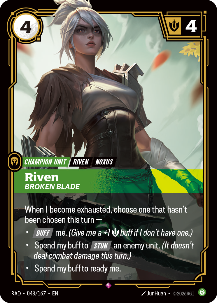 Riven, Broken Blade (Radiance RAD-043/167)