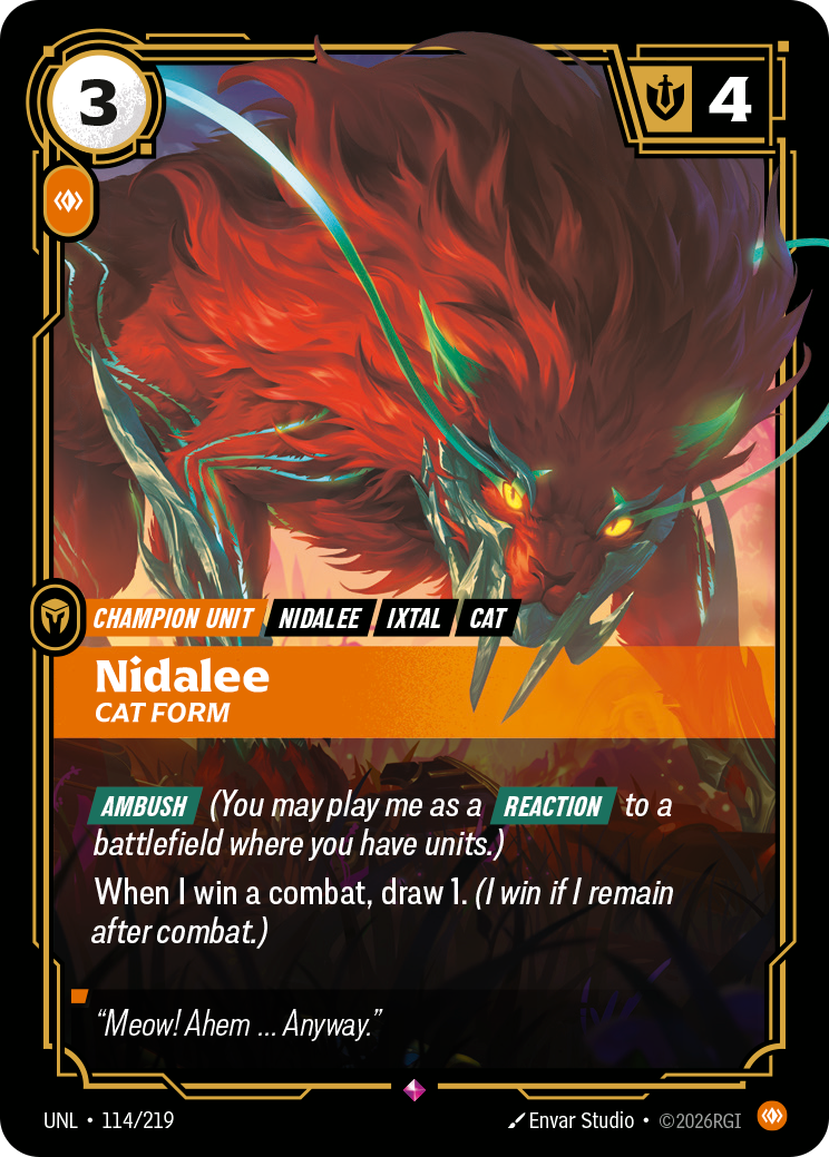Nidalee - Cat Form (Unleashed UNL-114)
