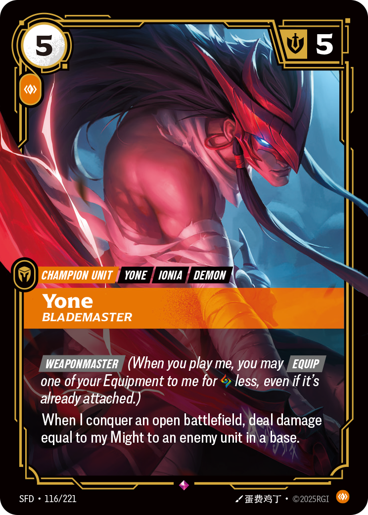 Yone - Blademaster (Spiritforged SFD-116)