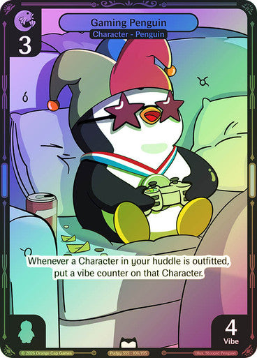 106 - Gaming Penguin - Foil