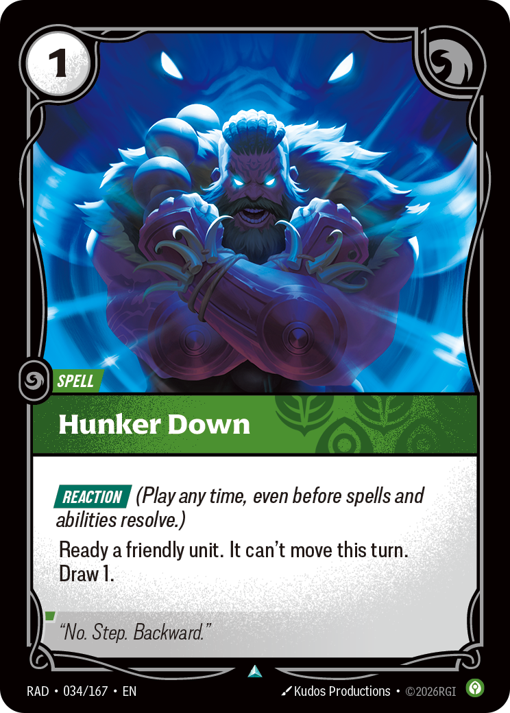 Hunker Down (Radiance RAD-034/167)