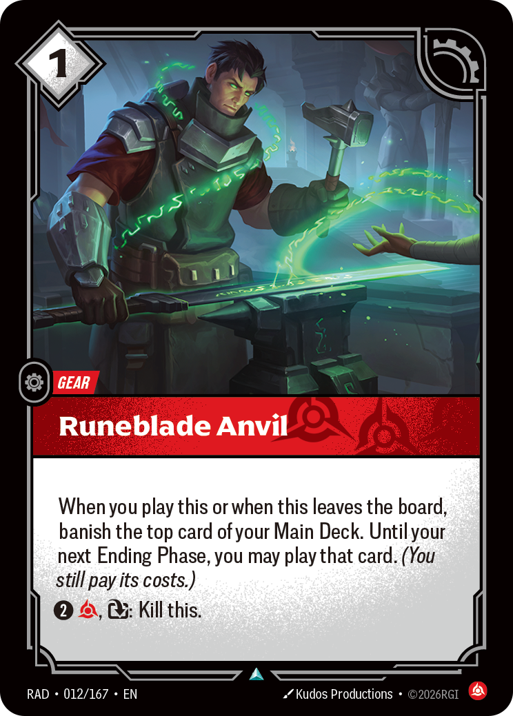 Runeblade Anvil (Radiance RAD-012/167)