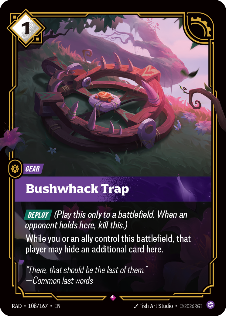 Bushwhack Trap (Radiance RAD-108/167)