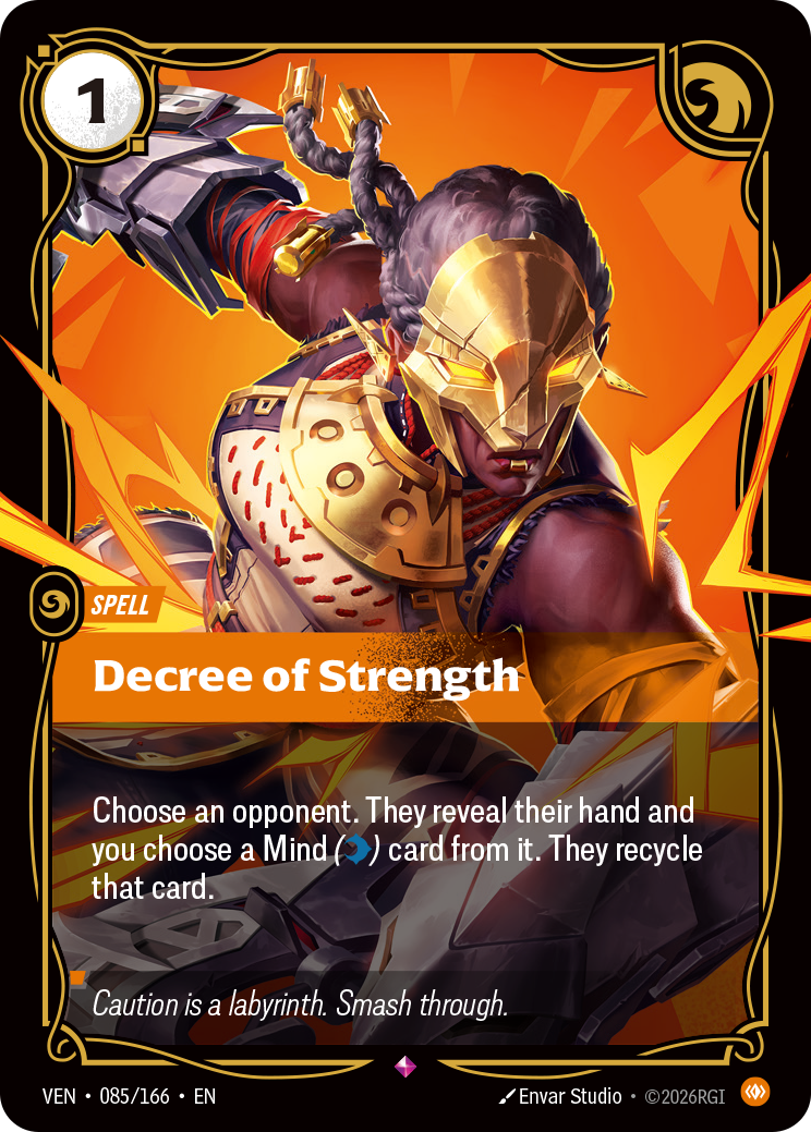 Decree of Strength (Vendetta VEN-085)