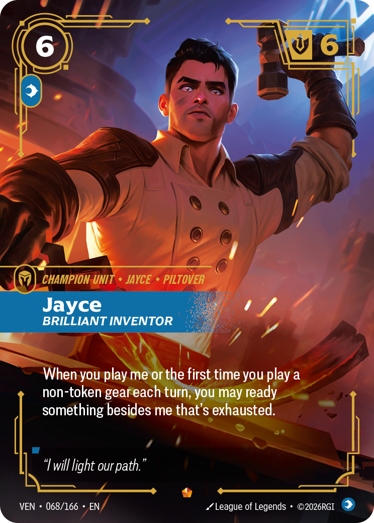 Jayce, Brilliant Inventor (Vendetta VEN-068)