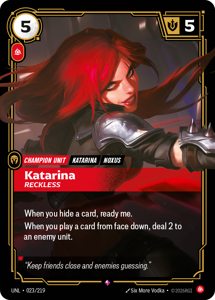 Katarina - Reckless (Unleashed UNL-023)