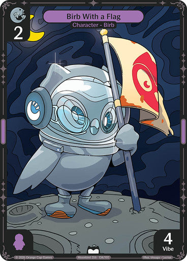 134 - Birb With a Flag