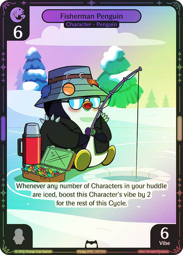 147 - Fisherman Penguin- Foil