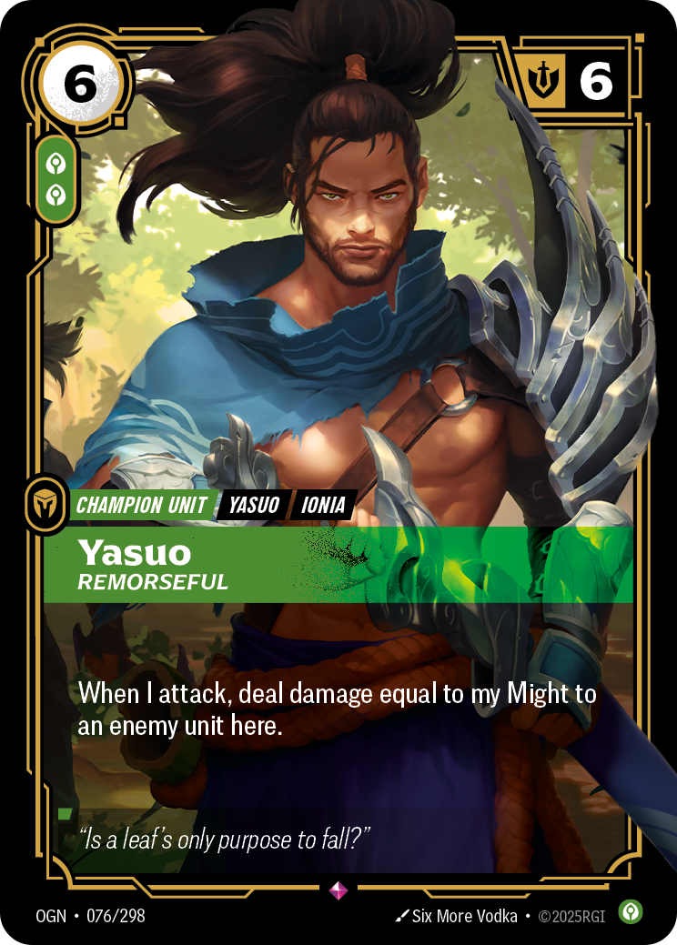 Yasuo - Remorseful (Origins OGN-076)