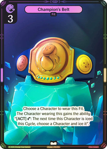 176 - Champion's Belt - Foil