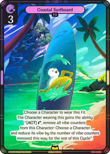 178 - Coastal Surfboard - Foil