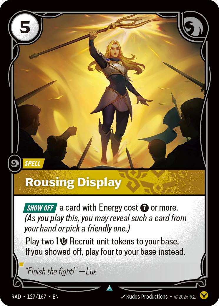 Rousing Display (Radiance RAD-127/167)
