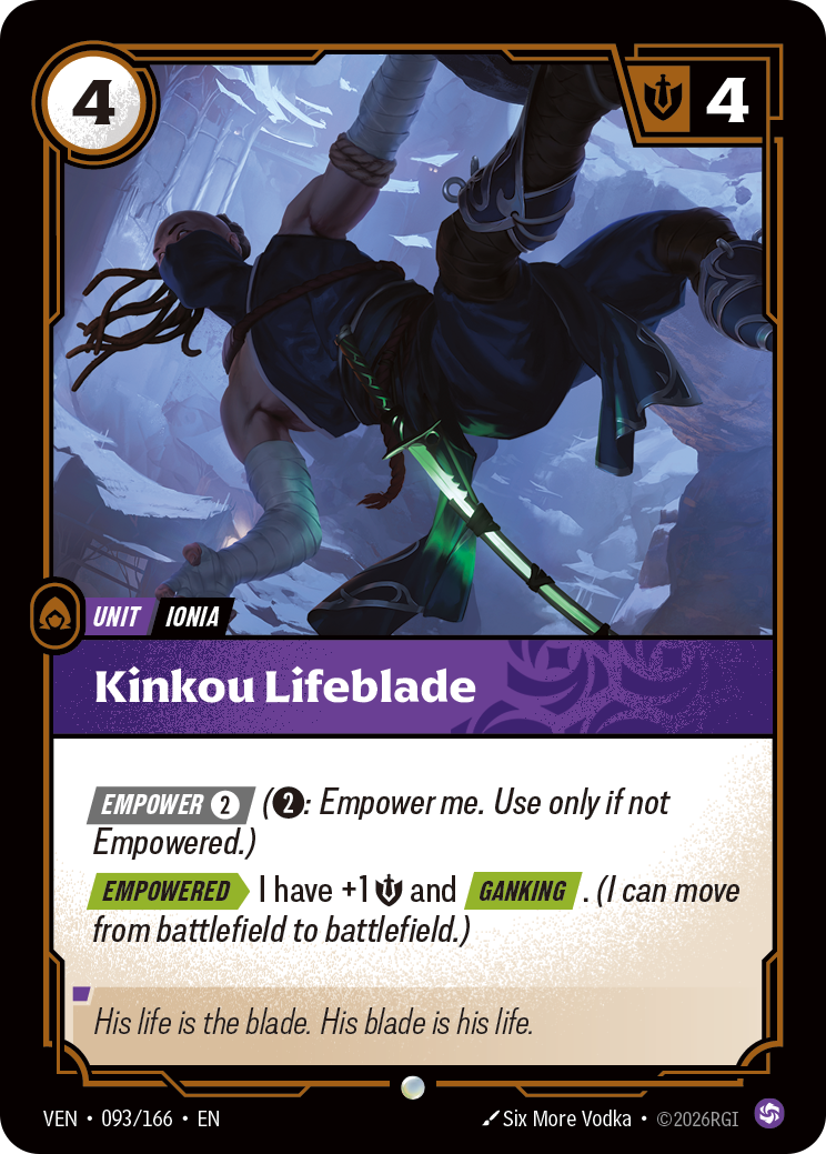 Kinkou Lifeblade (Vendetta VEN-093)