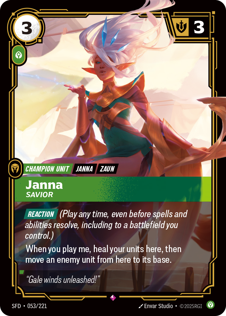 Janna - Savior (Spiritforged SFD-053)