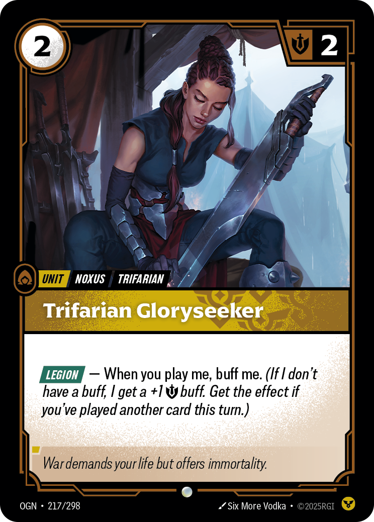Trifarian Gloryseeker (Origins OGN-217)