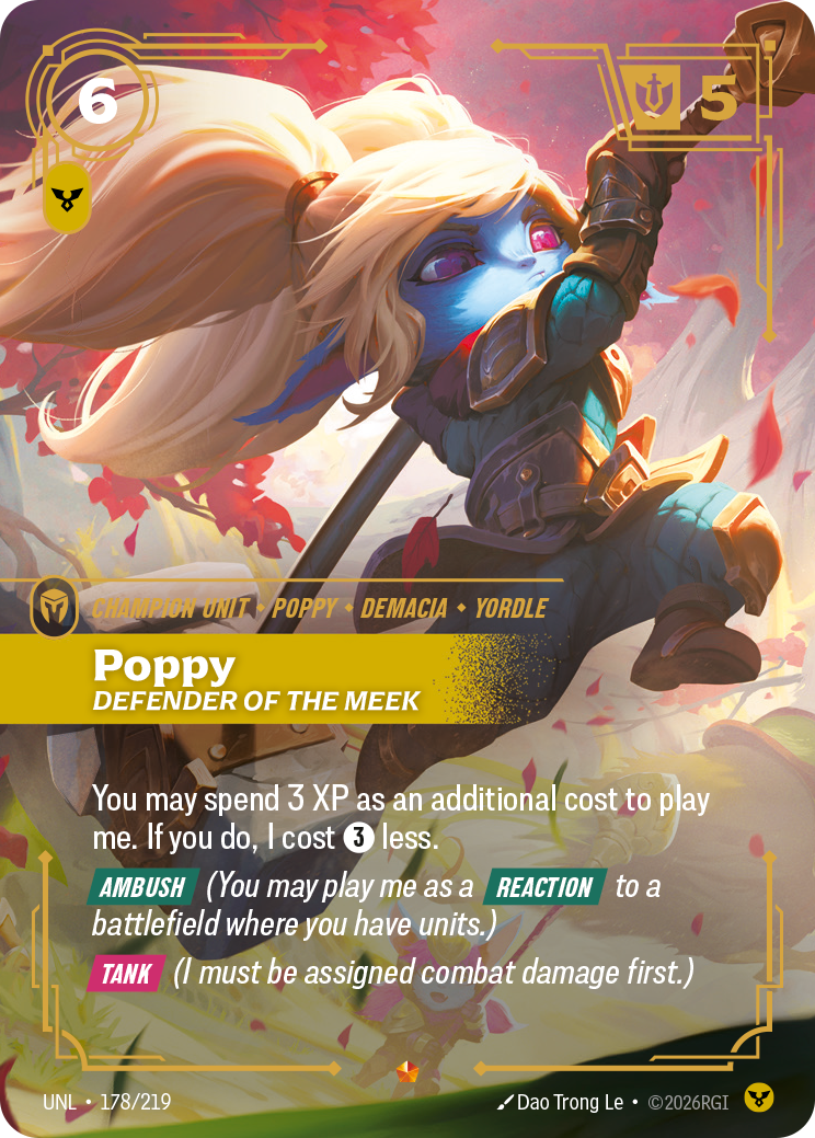 Poppy - Defender of the Meek (Unleashed UNL-178)