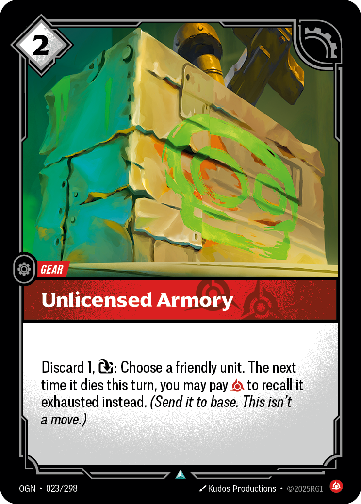 Unlicensed Armory (Origins OGN-023)