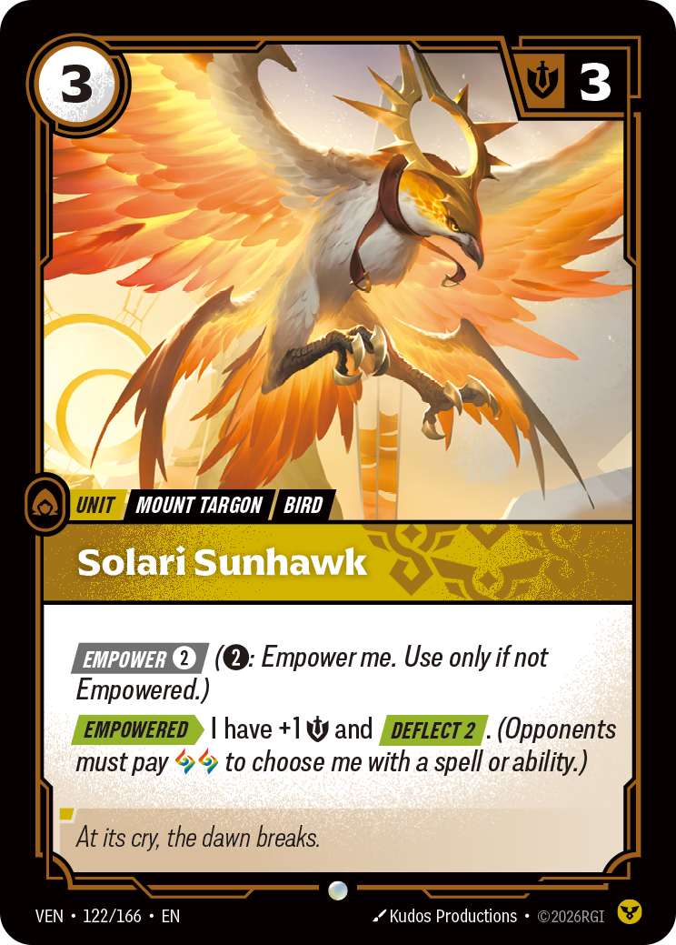 Solari Sunhawk (Vendetta VEN-122)