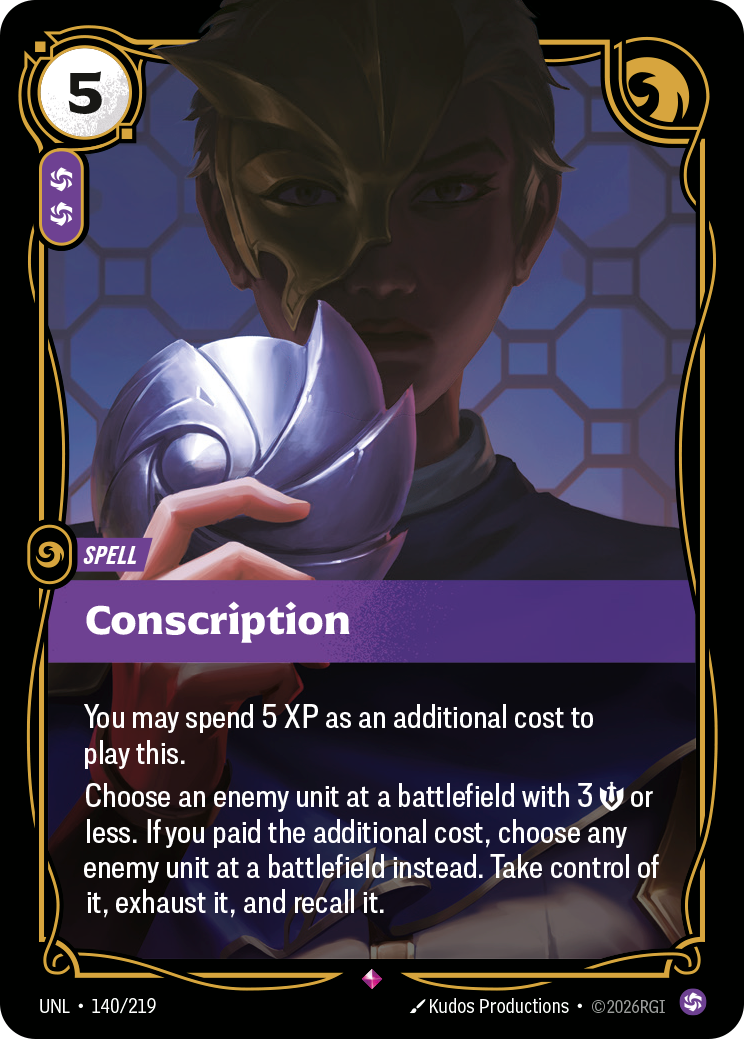 Conscription (Unleashed UNL-140)