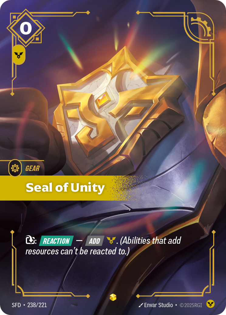 Seal of Unity (Spiritforged SFD-238)