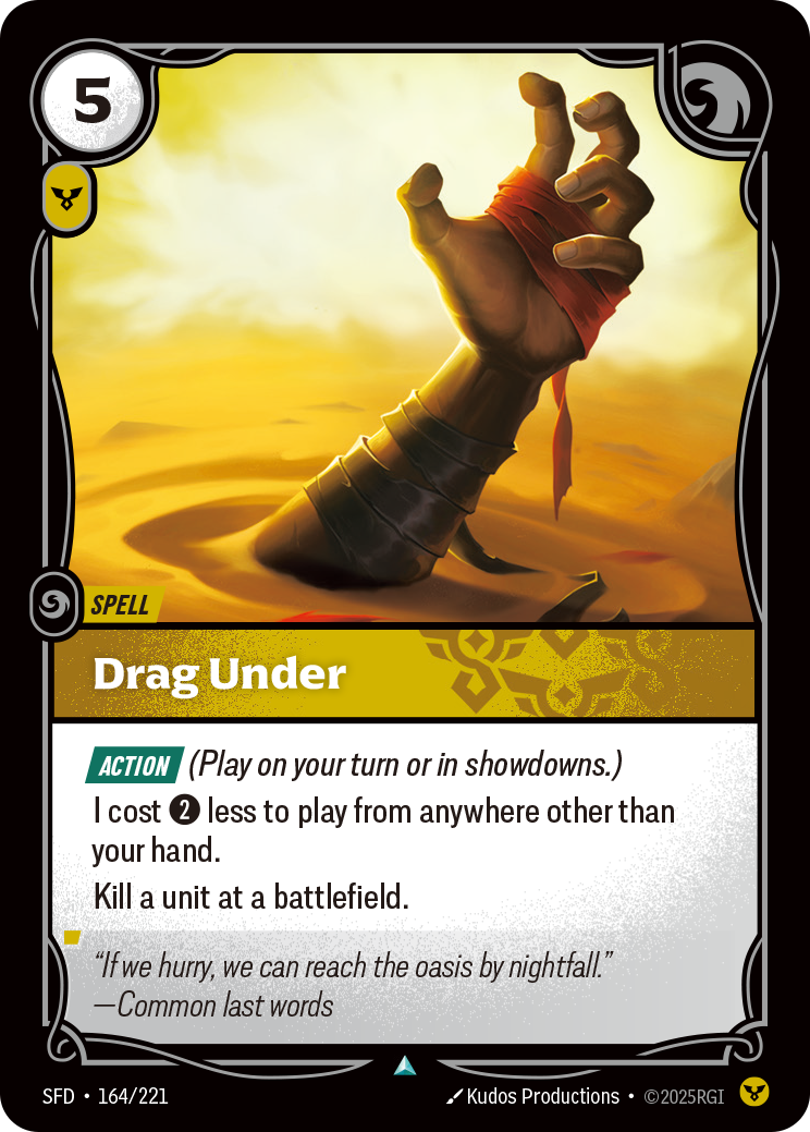 Drag Under (Spiritforged SFD-164)