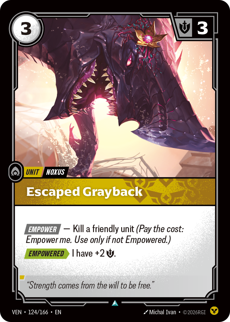 Escaped Grayback (Vendetta VEN-124)