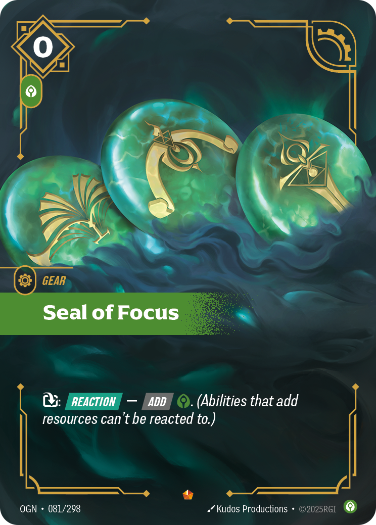 Seal of Focus (Origins OGN-081)