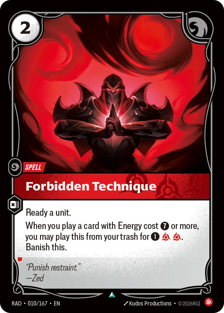Forbidden Technique (Radiance RAD-010/167)