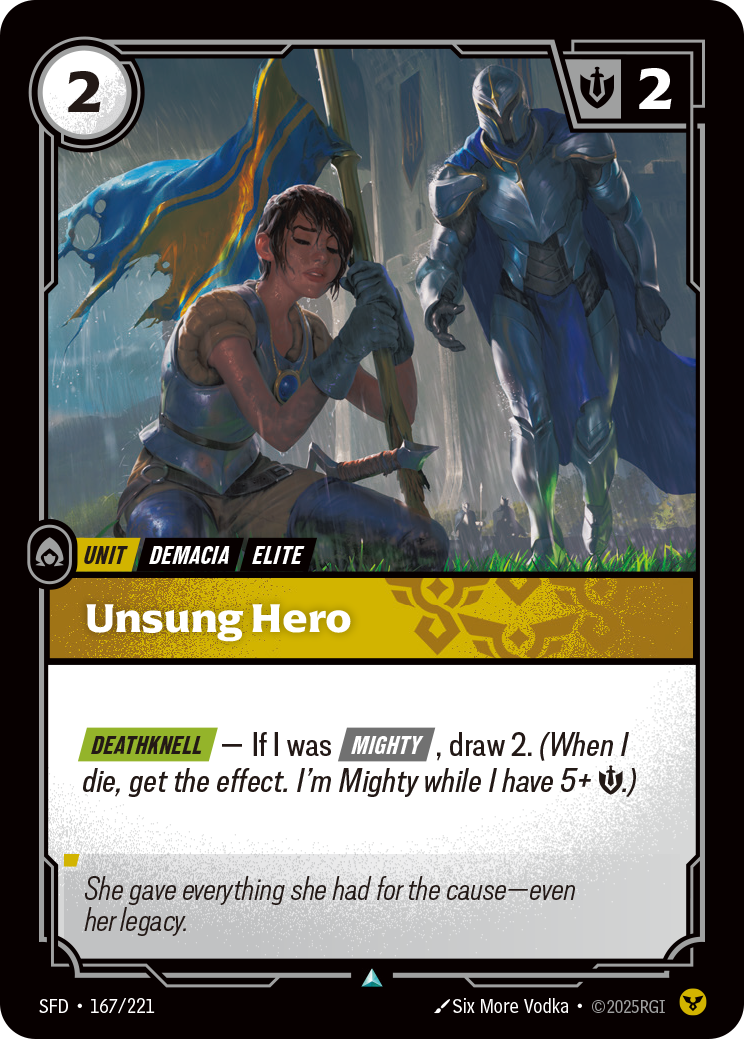 Unsung Hero (Spiritforged SFD-167)