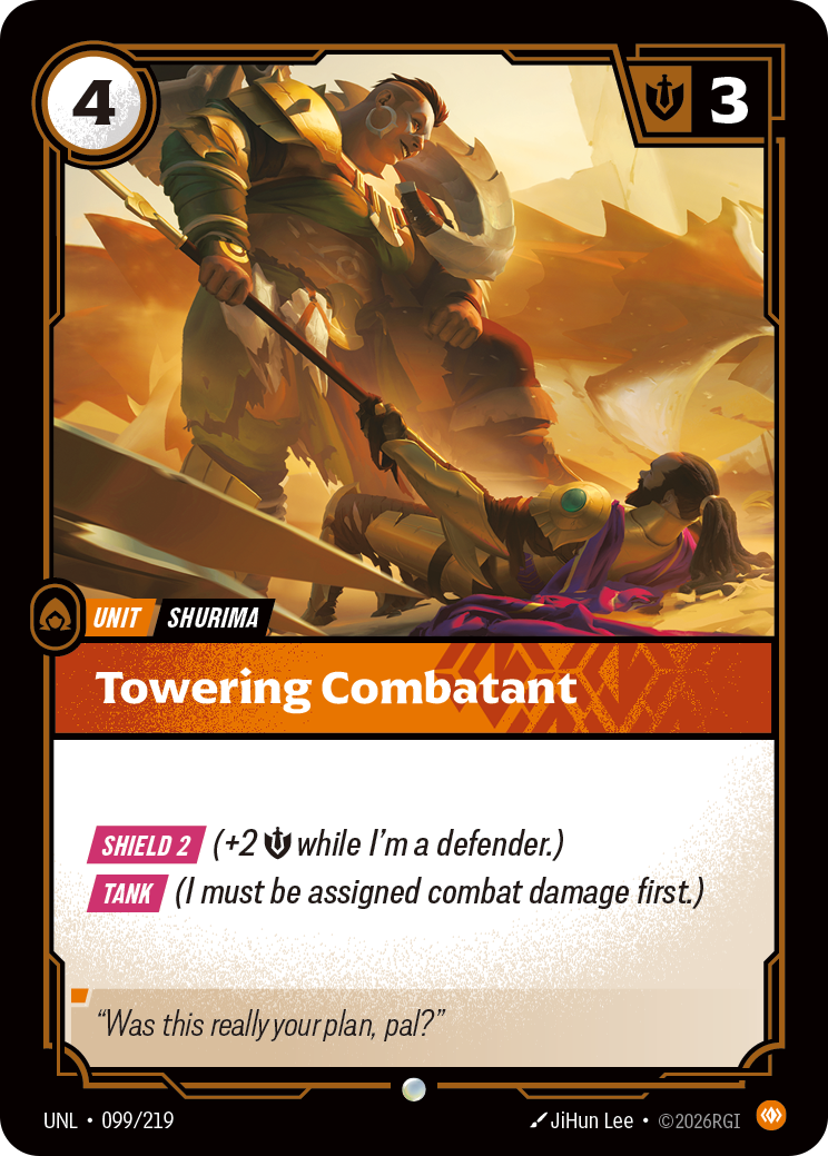 Towering Combatant (Unleashed UNL-099)