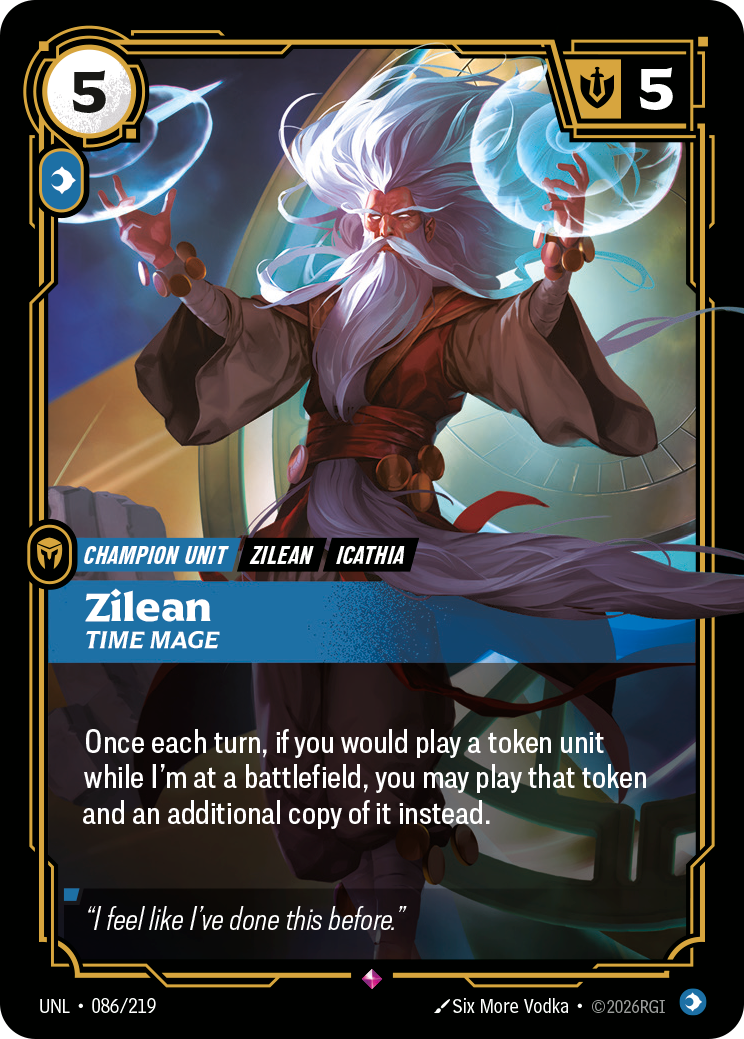 Zilean - Time Mage (Unleashed UNL-086)