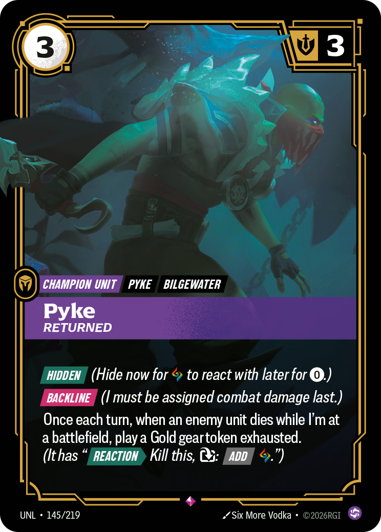 Pyke - Returned (Unleashed UNL-145)