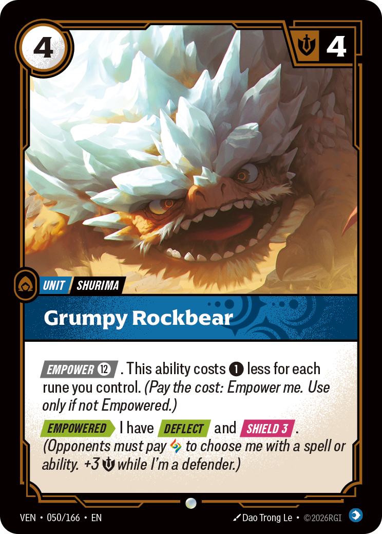 Grumpy Rockbear (Vendetta VEN-050)