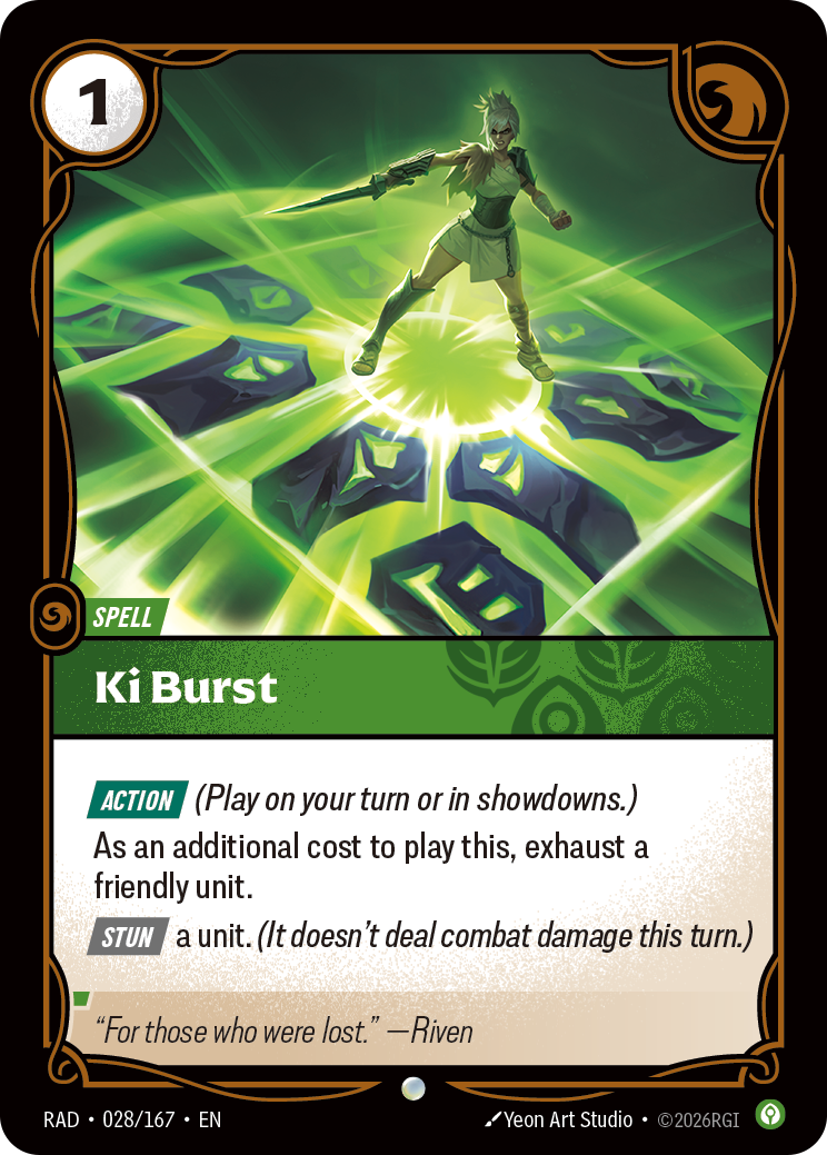 Ki Burst (Radiance RAD-028/167)