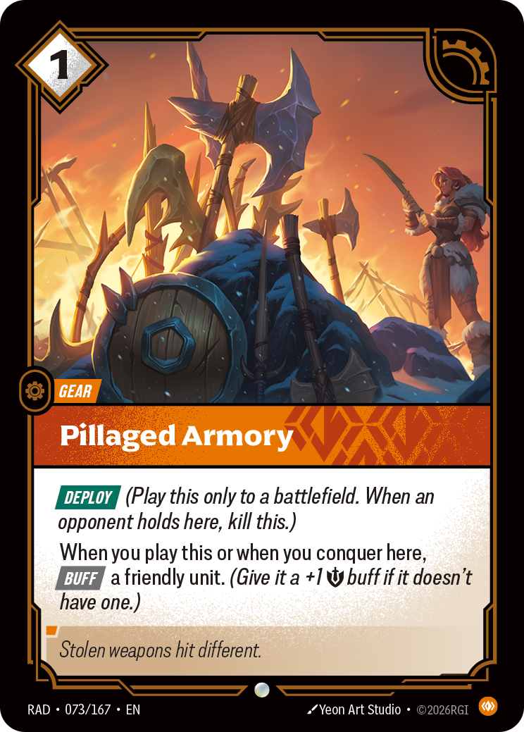 Pillaged Armory (Radiance RAD-073/167)