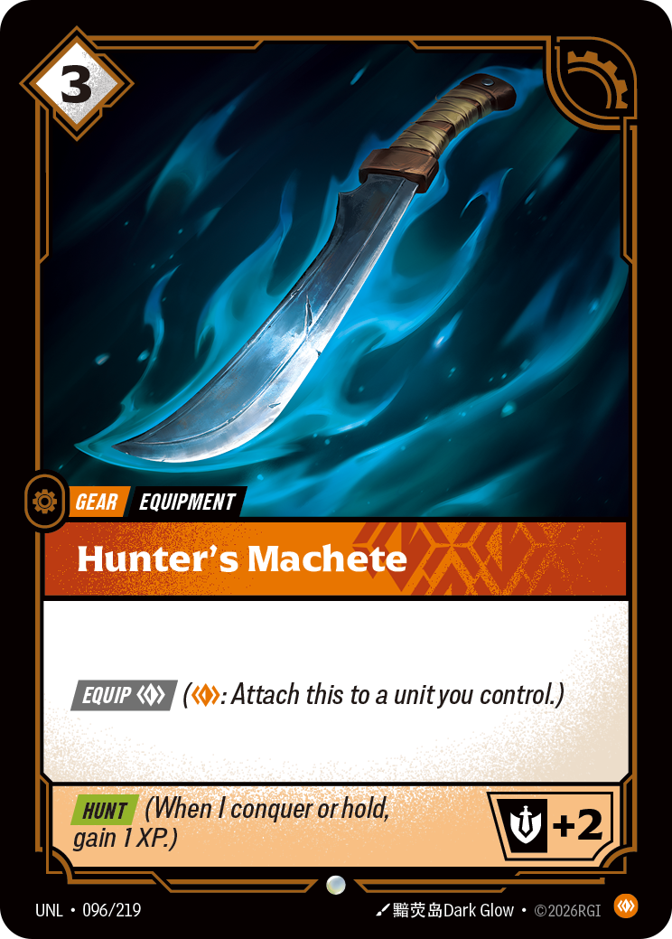 Hunter's Machete (Unleashed UNL-096)