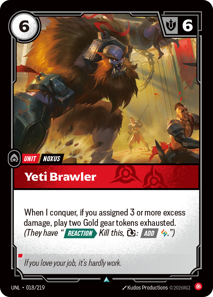 Yeti Brawler (Unleashed UNL-018)