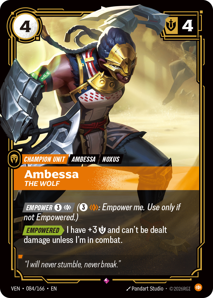 Ambessa, The Wolf (Vendetta VEN-084)