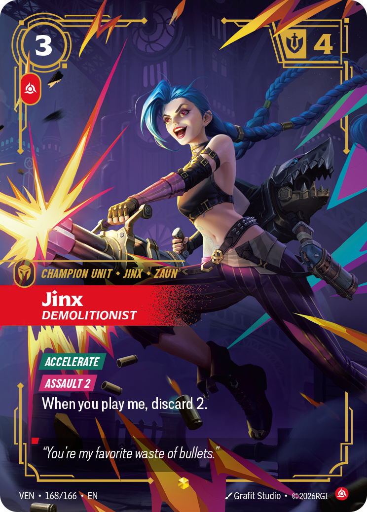 Jinx, Demolitionist (Vendetta VEN-168)